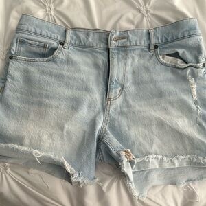 Distressed Jean shorts from Loft